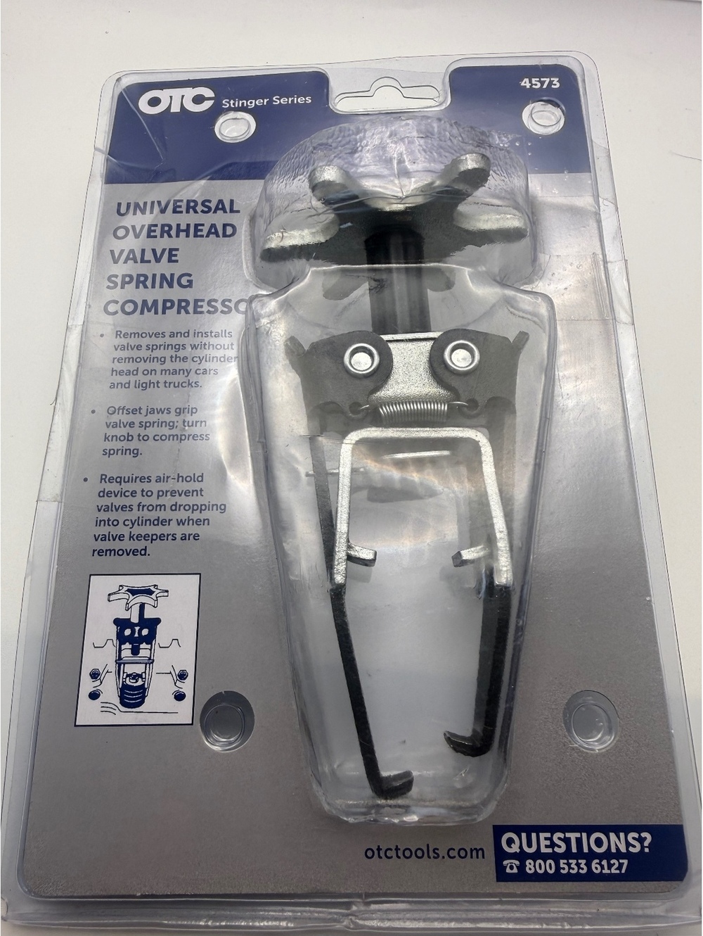 OTC Stinger Series Universal Overhead Valve Spring Compressor 4573